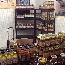 Starfire Foods salsa, sauces and more At Walnut Creek Amish Fleamarket in Ohio